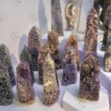  [High Quality] Trụ Mã Não Nho Grape Agate hỗ trợ phát triển trực giác, đá thanh tẩy, đá phong thuỷ, reiki, thiền định 