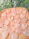  Tim Thạch Anh Hồng Rose Quartz chữa lành, dễ thương, tình cảm, xoa dịu cảm xúc đá thanh tẩy 