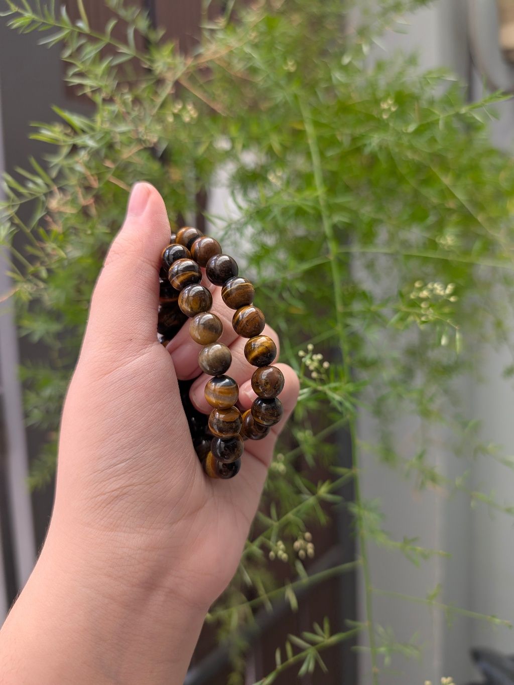  Vòng đá Mắt Hổ Vàng 10Li Tiger Eyes 