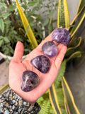  Viên đá thạch anh Tím (TUMBLED Amethyst) làm Grid, đá thanh tẩy Tarot, Reiki, thiền định, phong thủy 