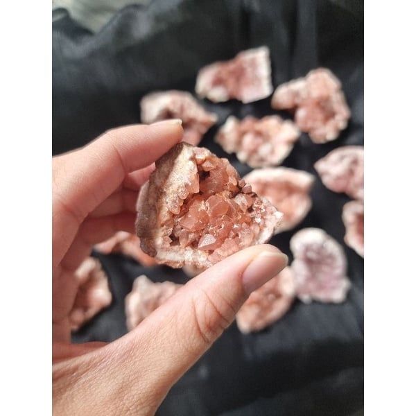  (Hiếm) Pink Amethyst, thạch anh Tím Hồng 