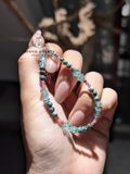  Vòng Turquoise mix Apatite và Tourmaline Hồng 