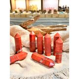  Trụ đá Red Jasper đỏ đậm đẹp, thanh tẩy bài tarot , sức mạnh nội lực, sưu tầm, quà tặng 