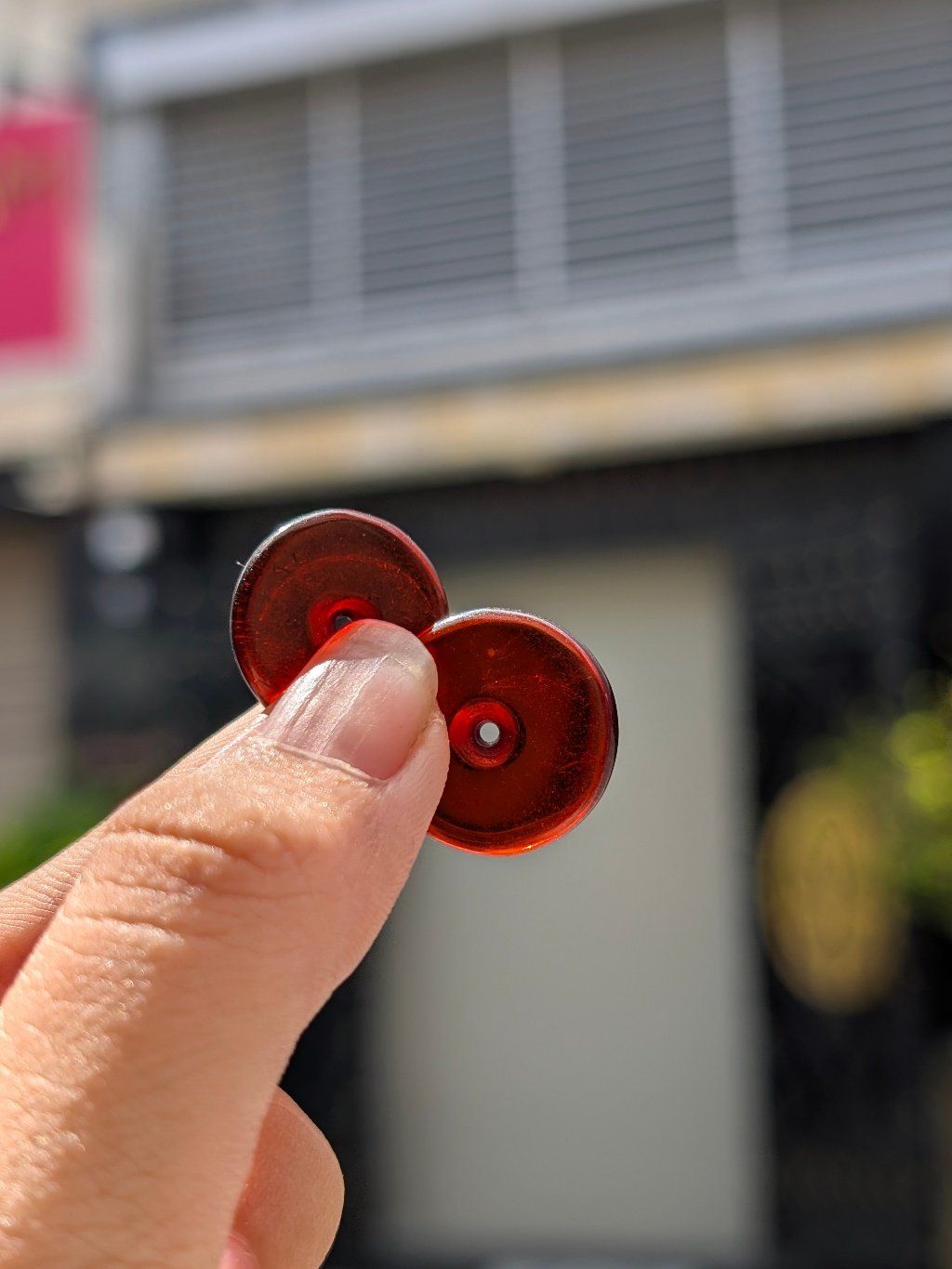  Đồng Điếu Hổ Phách Huyết Amber 1.7cm 