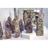  [High Quality] Trụ Mã Não Nho Grape Agate hỗ trợ phát triển trực giác, đá thanh tẩy, đá phong thuỷ, reiki, thiền định 