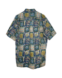  |SIZE XL| TORI RICHARD FLORAL GRID BUTTON UP HAWAIIAN SHIRT AOXL-7230 