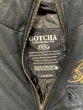  |SIZE M| GOTCHA TRIPLE POCKET LIGHT PADDED HOODED ZIP UP JACKET AOM-013 