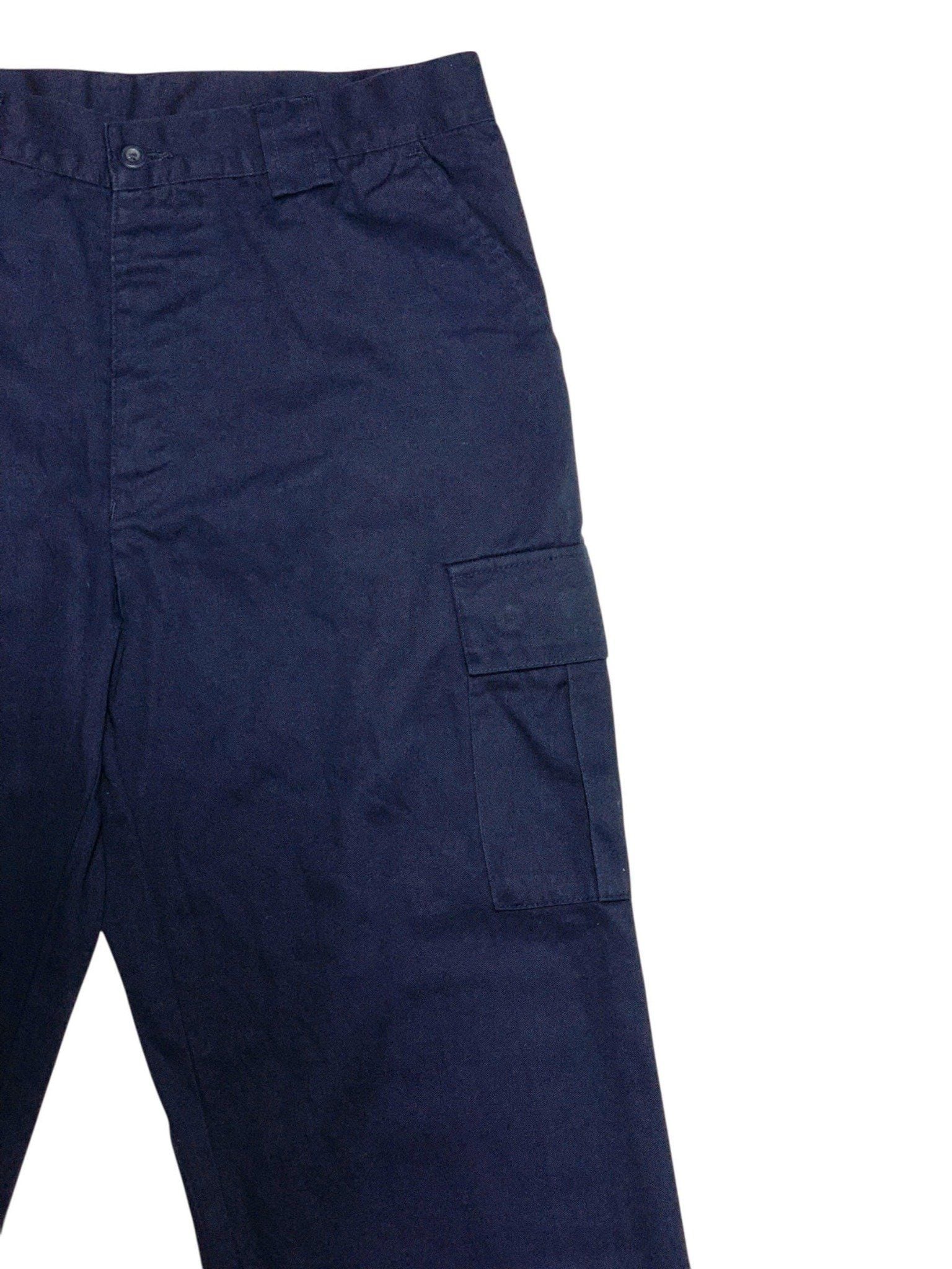  |SIZE 30| WILKER NAVY BLUE  TWILLS MULTIPOCKET CARGO PANTS QN30-7175 
