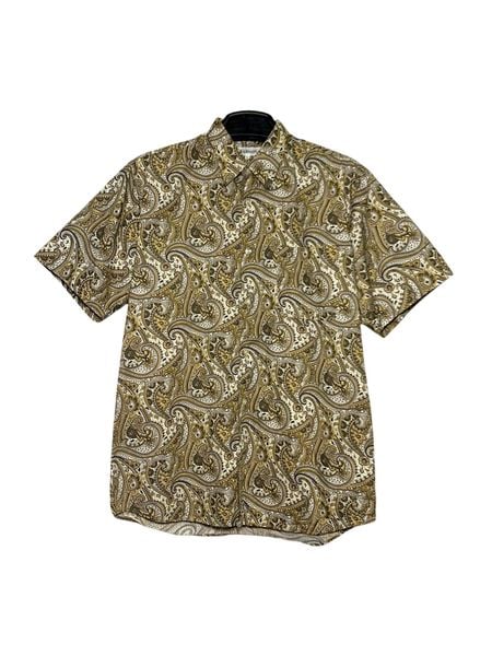  |SIZE L| VARSON ORNATE SCROLL PRINT SHORT SLEEVE SHIRT AOL-7232 