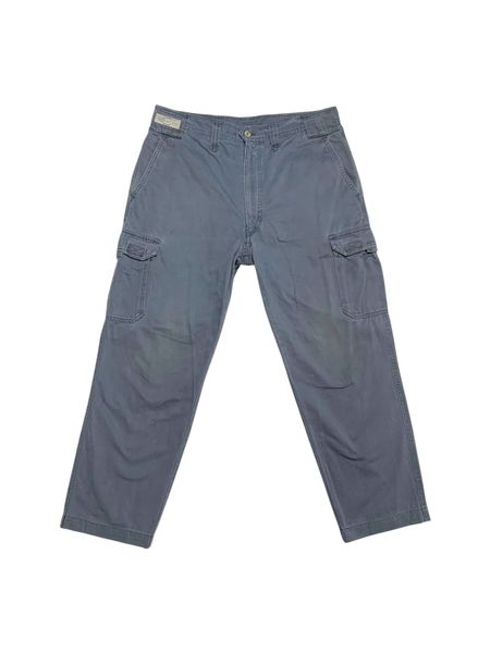  |SIZE 35| TORAICHI BLUE GREY CARGO WORK PANTS QN35-7165 