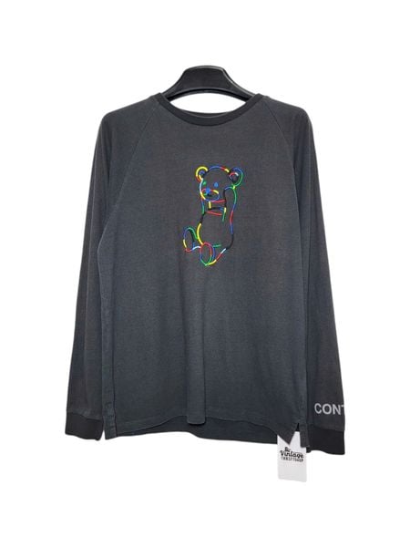  |SIZE M| GRANIPH MULTICOLOR BEAR EMBROIDERED LONG SLEEVE T-SHIRT AOM-7096 