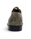  |SIZE 41| G-STAR RAW GS12300/066 DISTRESSED OLIVE TYPOGRAPHY CAP-TOE DERBY SHOES Z41-8573 