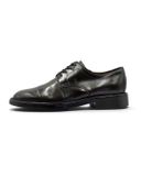  |SIZE 38.5| TOD'S DARK BROWN PLAIN-TOE DERBY SHOES AY38.5-8572 