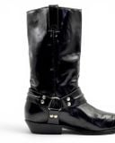  |SIZE 45| BUFFALO VINTAGE 4241 BLACK HARNESS BOOT Z45-8510 