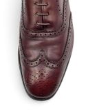  |SIZE 39| BURBERRYS X RUSSEL BROMLEY VINTAGE 80S ASCOT WINGTIP BROGUE OXFORD SHOES AY39-8588 