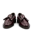  |SIZE 38.5| TEECLUB AMERICAYA 4715 BURGUNDY APRON TASSEL LOAFER AY38.5-8593 