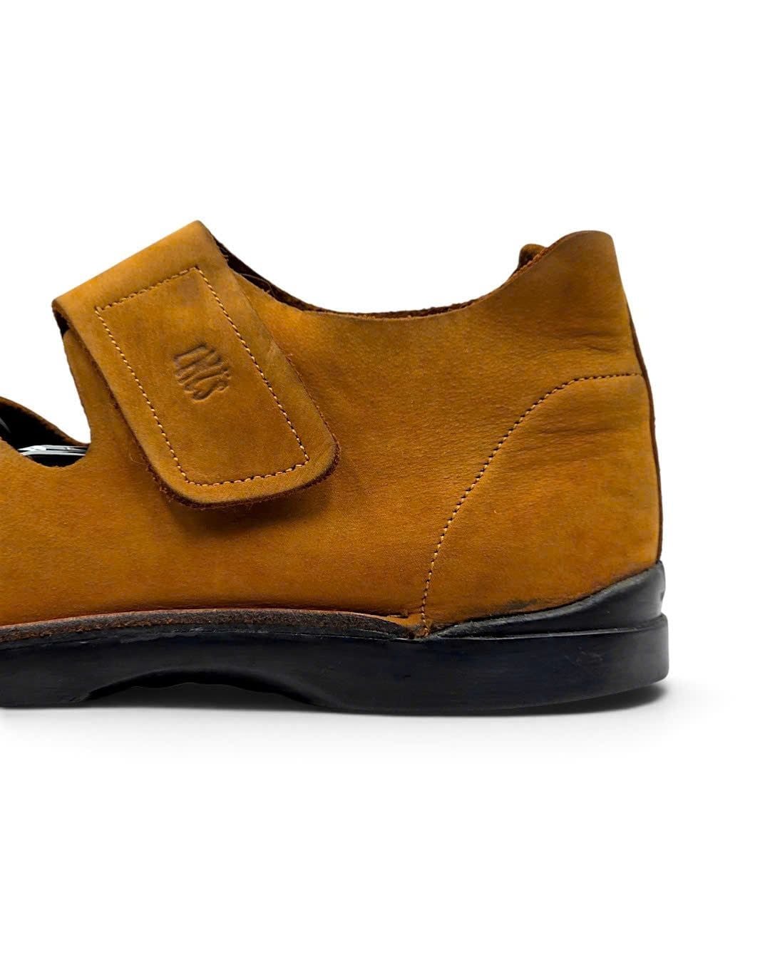  |SIZE 39| LOINT'S OF HOLLAND VINTAGE NUBUCK SINGLE STRAP SHOES Z39-8579 
