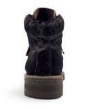  |SIZE 38| FEELING BROWN HAIR-ON COWHIDE LACE-UP BOOT Z38-8526 
