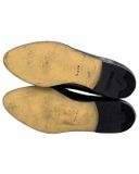  |SIZE 39| GIORGIO BRUTINI 824-6054 BLACK KILTIE APRON TASSEL LOAFER AY39-8596 