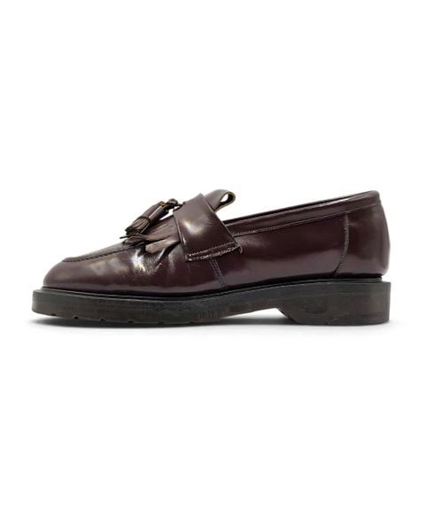  |SIZE 39| SOLOVAIR 822 BURGUNDY TASSEL LOAFER Z39-8536 