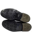  |SIZE 38.5| TOD'S DARK BROWN PLAIN-TOE DERBY SHOES AY38.5-8572 