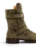  |SIZE 44.5| FIORENTINI + BAKER ETERNITY 713 TAUPE SUEDE TALL ANKLE BIKER BOOT Z44.5-8494 
