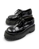  |SIZE 38.5| SHELLYS RANGERS A3031 3-EYE STEEL-TOE PLATFORM COMBAT SHOES Z38.5-8523 