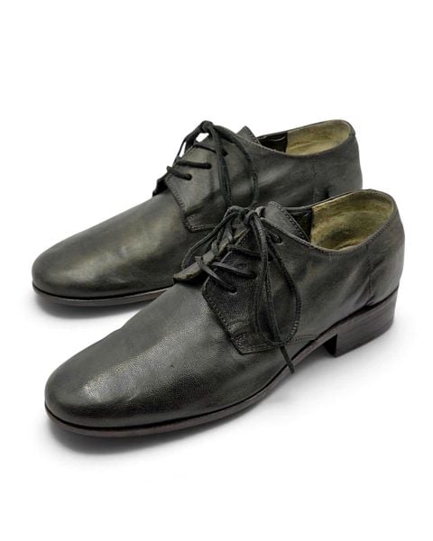  |SIZE 39| GIORGIO BRATO GREY VEGTAN LACE-UP SHOES Z39-8612 