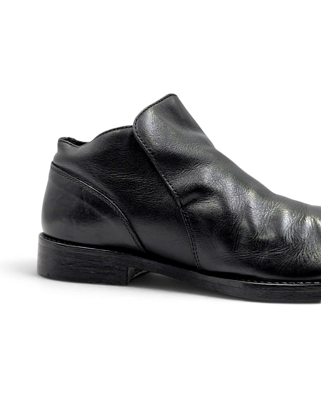  |SIZE 39| PADRONE PU7358-1244-20A BLACK INSTEP GORE SHORT BOOTS Z39-8714 