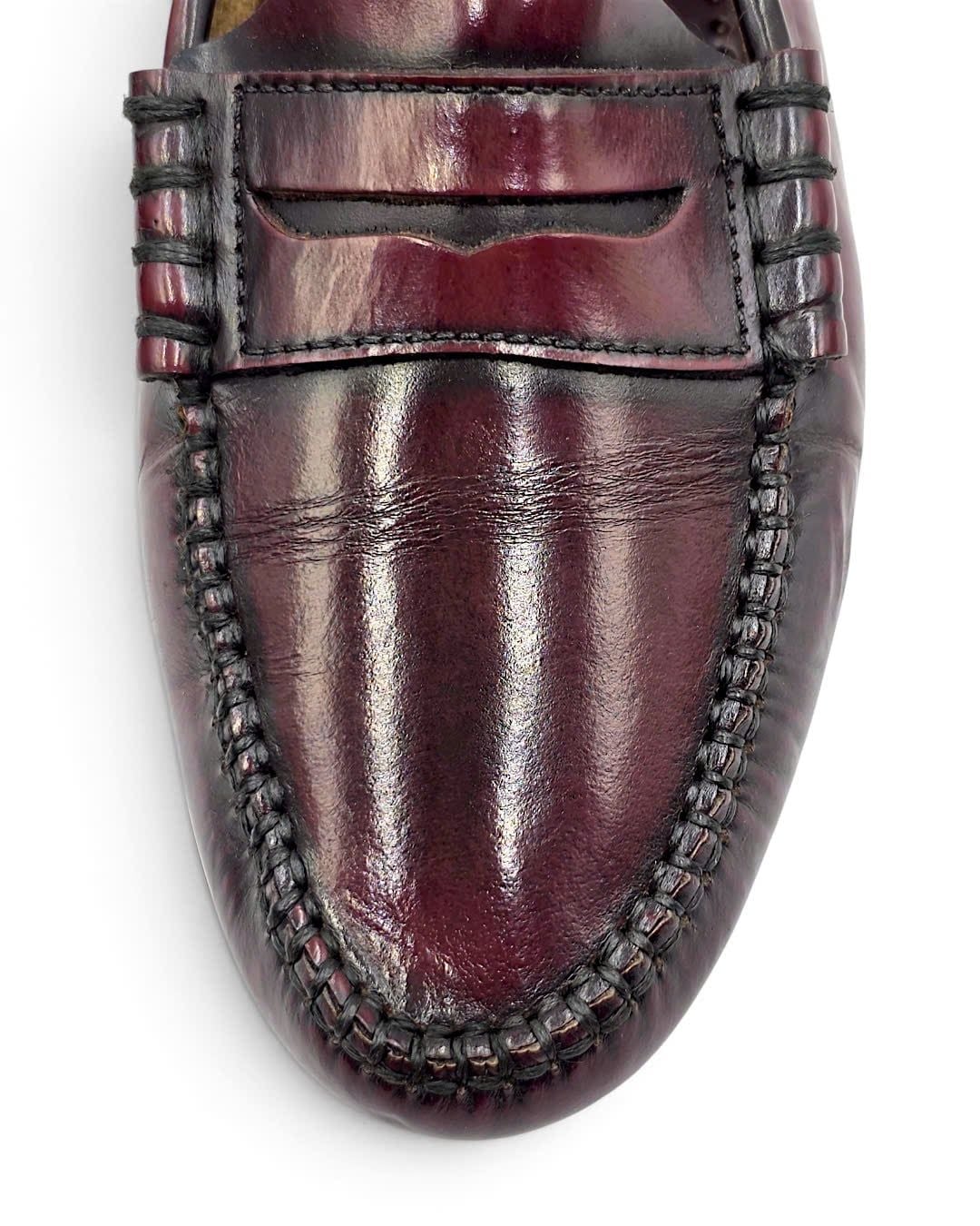  |SIZE 40| ASANA BURGUNDY PENNY LOAFER AY40-8598 