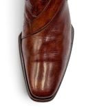  |SIZE 39| OLIVER SWEENEY GAVI BROWN BUCKLE SIDE-ZIP ANKLE BOOT Z39-8709 
