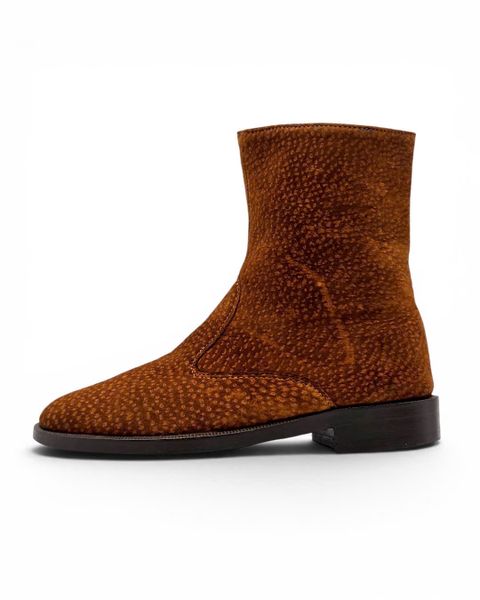  |SIZE 40| CARPINCHO SIDE-ZIP ANKLE BOOT Z40-8487 