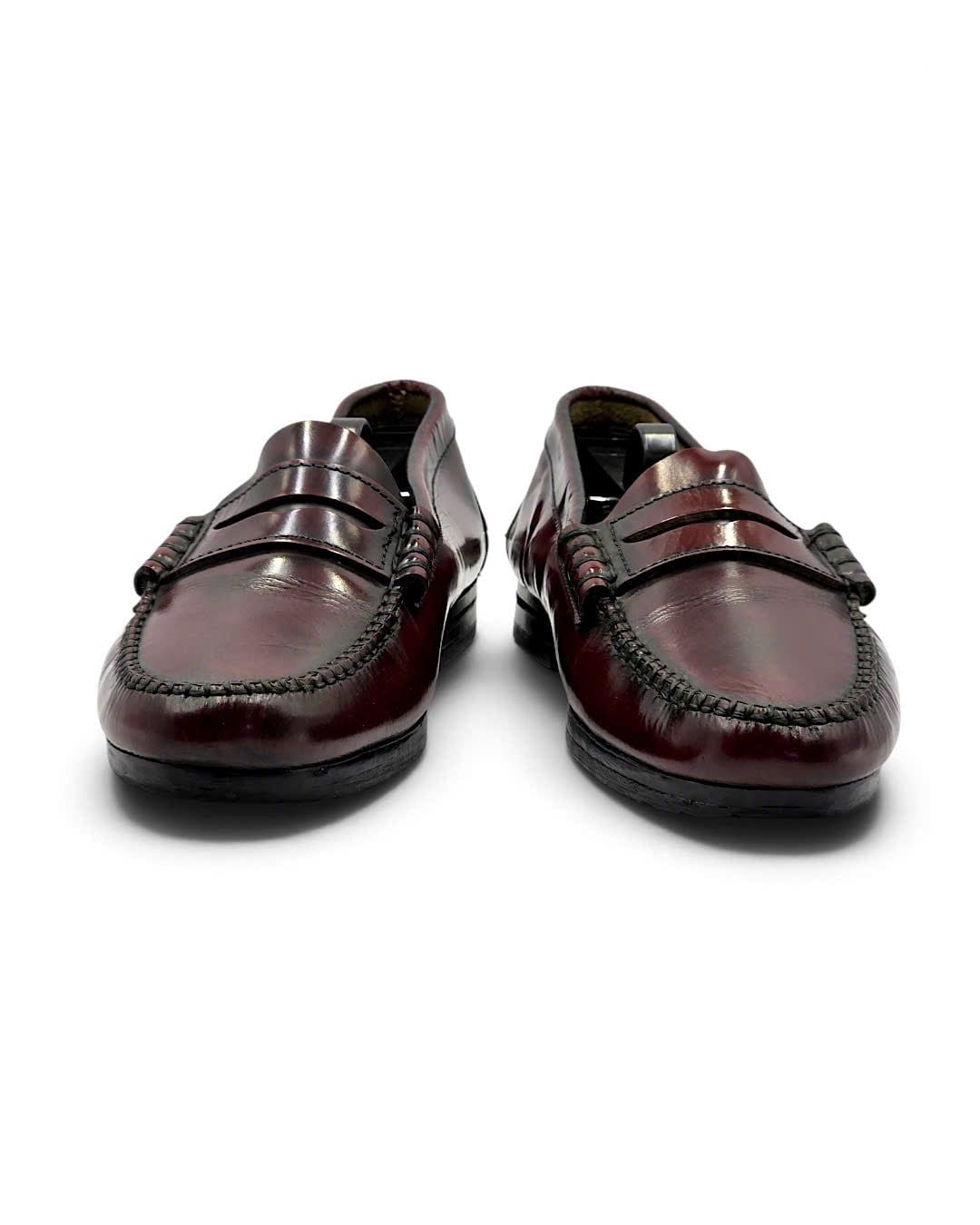  |SIZE 40| ASANA BURGUNDY PENNY LOAFER AY40-8598 