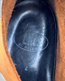  |SIZE 39| LOINT'S OF HOLLAND VINTAGE NUBUCK SINGLE STRAP SHOES Z39-8579 