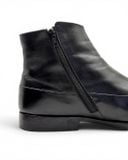 |SIZE 43| JOHN FLUEVOG TWIN TURBINE 1611 FIRST AVENUE BLACK CLASSY SPAT ZIPPER BOOT Z43-8491 