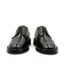  |SIZE 38.5| TOD'S DARK BROWN PLAIN-TOE DERBY SHOES AY38.5-8572 