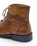  |SIZE 42| HUMAN SCALES 2114 BROWN BALMORAL LACE-UP BOOT Z42-8501 