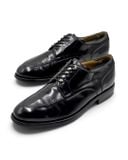  |SIZE 40| BERWICK 1707 4168 BLACK APRON DERBY SHOES AW40-8566 
