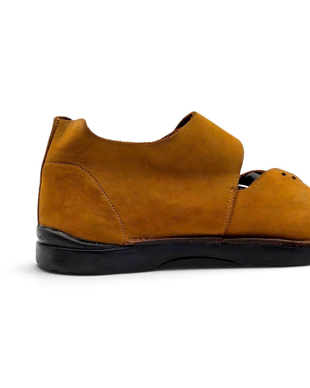  |SIZE 39| LOINT'S OF HOLLAND VINTAGE NUBUCK SINGLE STRAP SHOES Z39-8579 