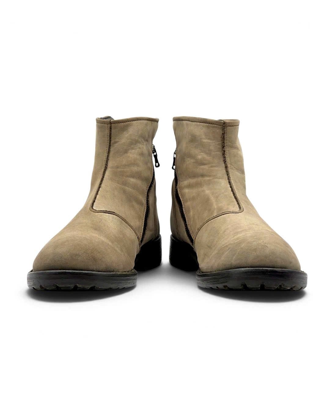  |SIZE 43| PAWELK'S DOUBLE DIAGONAL-ZIP ANKLE BOOT Z43-8710 