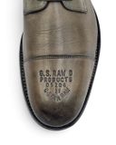  |SIZE 41| G-STAR RAW GS12300/066 DISTRESSED OLIVE TYPOGRAPHY CAP-TOE DERBY SHOES Z41-8573 