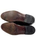  |SIZE 39| STACY ADAM VINTAGE BLACK WINGTIP BROGUE TASSEL LOAFER AY39-8594 