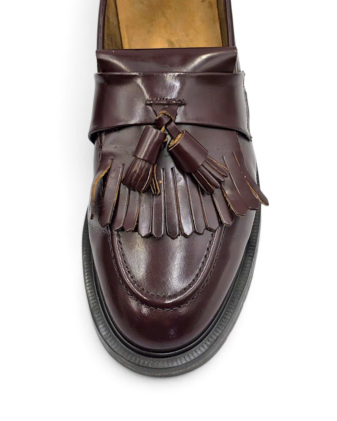  |SIZE 39| SOLOVAIR 822 BURGUNDY TASSEL LOAFER Z39-8536 