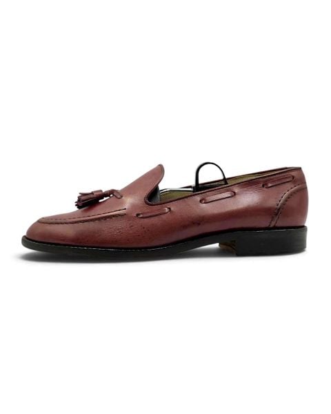  |SIZE 38| KARL HELMUT VINTAGE BURGUNDY TASSEL LOAFER AY38-8595 