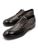  |SIZE 42| JOHN VARVATOS F2262P4 BROWN WINGTIP BROGUE DERBY SHOES Z42-8587 