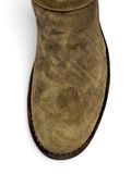  |SIZE 44.5| FIORENTINI + BAKER ETERNITY 713 TAUPE SUEDE TALL ANKLE BIKER BOOT Z44.5-8494 