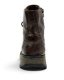  |SIZE 40| FLY LONDON MARL WINGTIP BROGUE SIDE-ZIP LACE-UP BOOT Z40-8580 