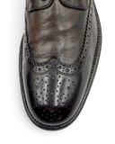  |SIZE 42| JOHN VARVATOS F2262P4 BROWN WINGTIP BROGUE DERBY SHOES Z42-8587 