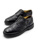  |SIZE 43.5| HUNTER CAIRN WINGTIP BROGUE DERBY SHOES AG43.5-5994 