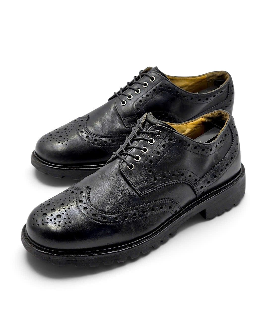  |SIZE 43.5| HUNTER CAIRN WINGTIP BROGUE DERBY SHOES AG43.5-5994 